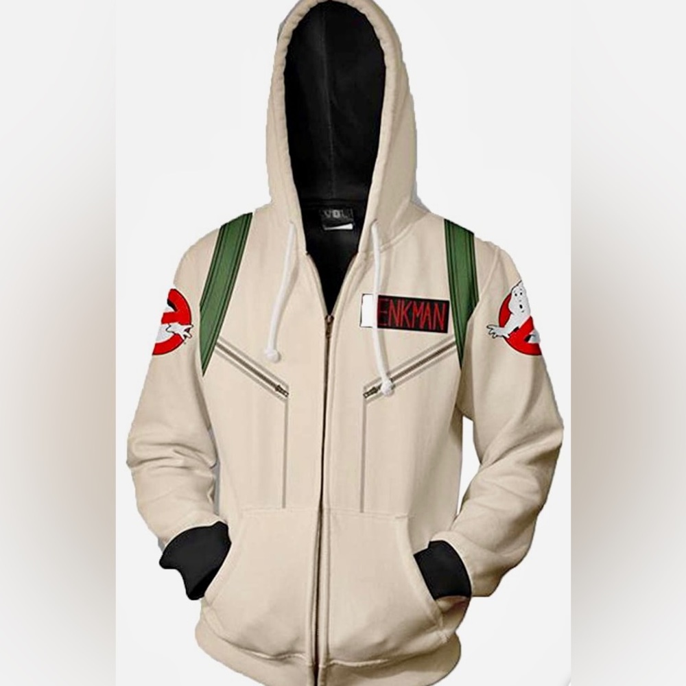 Unisex Venkman Ghoul Hunter Hoodie Ghost Busters Sweatshirt